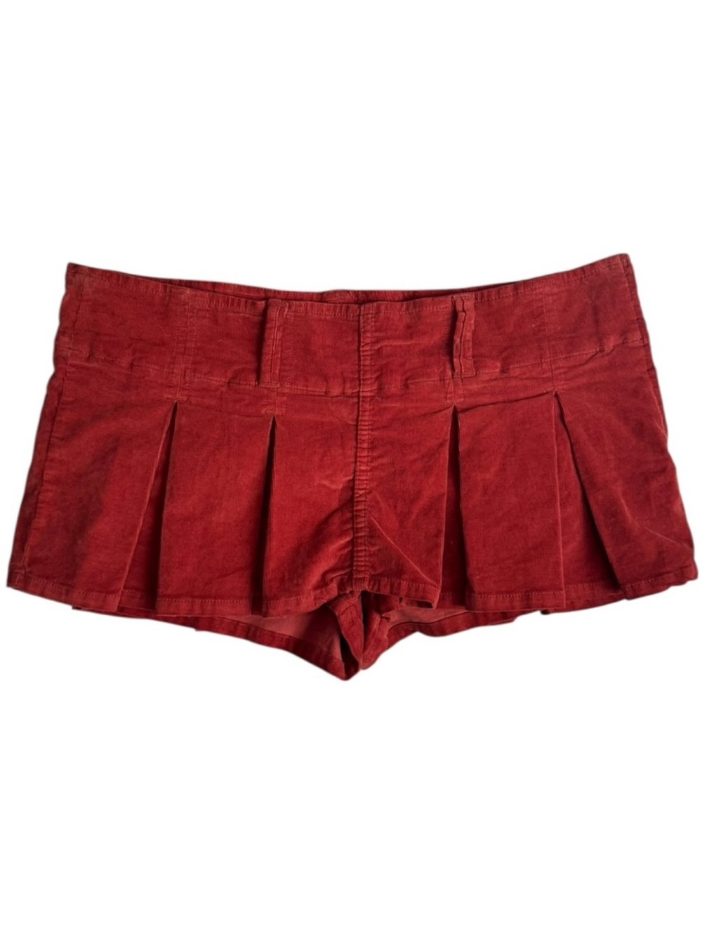 Free People Corduroy Mini Pleated Fall Skirt